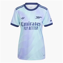 adidas Womens AFC Arsenal FC 24/25 Third Jersey Clear Aqua/Light Flare Purple