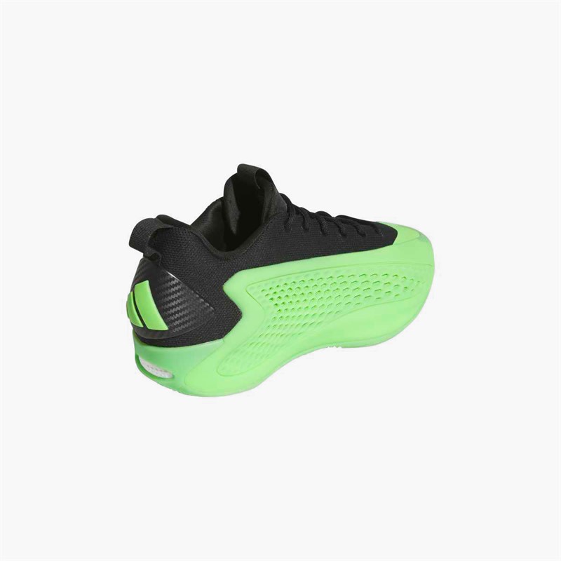 adidas Mens Anthony Edwards 1 Low 'Slime' Basketball Shoes Lucid Lime/Aurora Ink/Core Black
