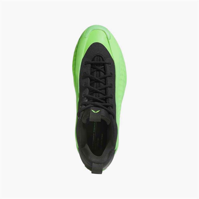 adidas Mens Anthony Edwards 1 Low 'Slime' Basketball Shoes Lucid Lime/Aurora Ink/Core Black