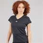 adidas Womens Aeroready Workout Essentials V Neck T-Shirt Black