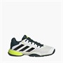 adidas Junior Barricade All Court Tennis Shoes Off White/Core Black/Aurora Ivy