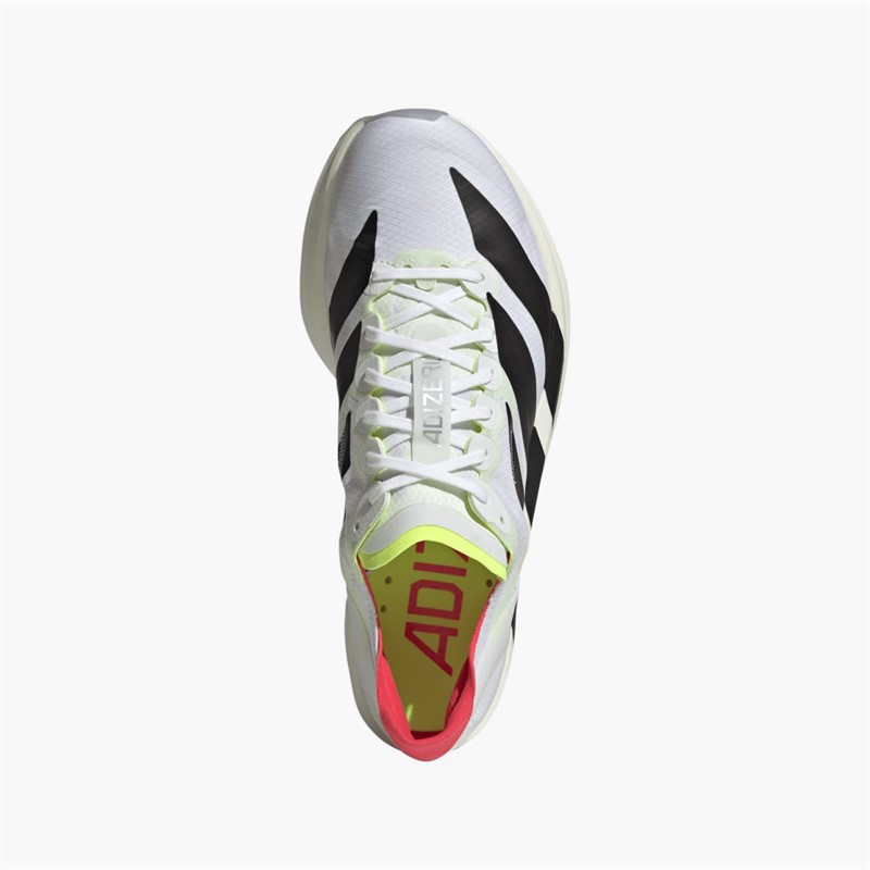 adidas Womens Adizero Takumi Sen 11 Neutral Running Shoes Cloud White/Core Black/Lucid Red