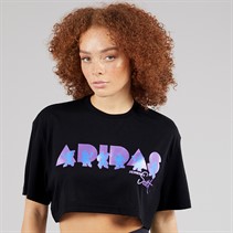 adidas Womens X Jeremy Scott Loose Fit T-Shirt Black