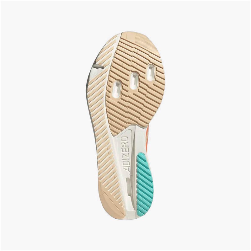 adidas Womens Adizero Sl2 Neutral Running Shoes Crystal Sand/Semi Coral/Flare Orange