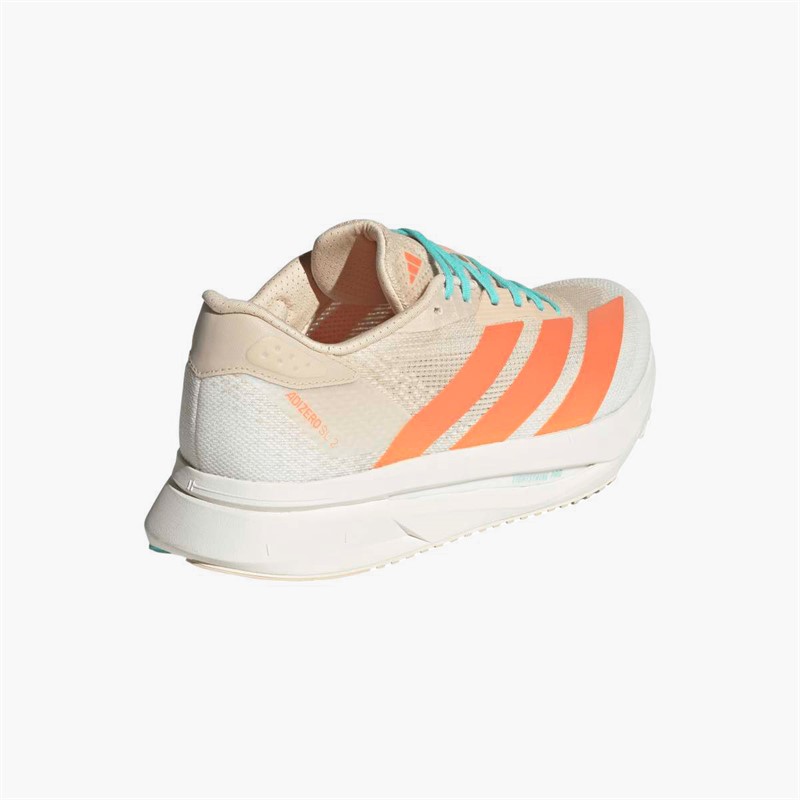 adidas Womens Adizero Sl2 Neutral Running Shoes Crystal Sand/Semi Coral/Flare Orange