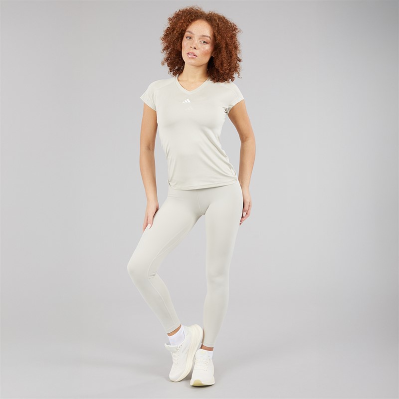 adidas Womens All Me 7/8 Leggings Beige/Beige