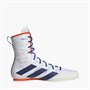 adidas Mens Box Hog 4 Boxing Shoes Cloud White/Dark Blue/Royal Blue
