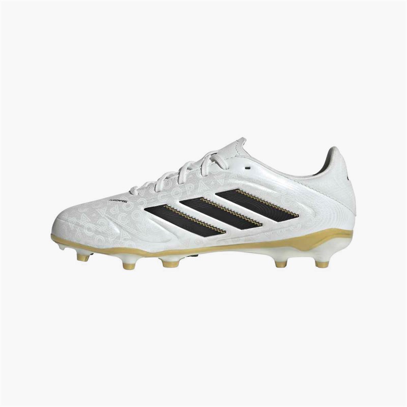 adidas Junior Copa Pure 3 League FG/MG Firm/Multi Ground Football Boots Zero Metalic/Core Black/Gold Metallic