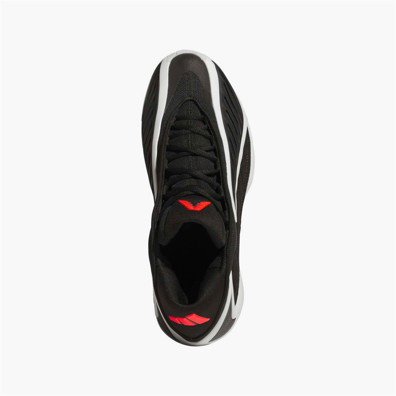 adidas Mens Anthony Edwards 2 Basketball Trainers Core Black/Zero Metalic/Lucid Red