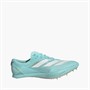 adidas Mens Adizero Finesse Sprinting Running Spikes Flash Aqua/Zero Metalic/Lucid Lemon