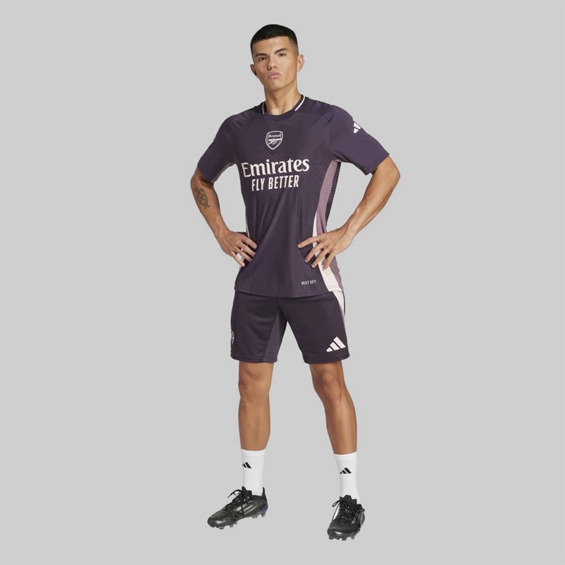 adidas Mens AFC Arsenal FC 24/25 Tiro 24 Pro Heat Rdy Training Jersey Aurora Black