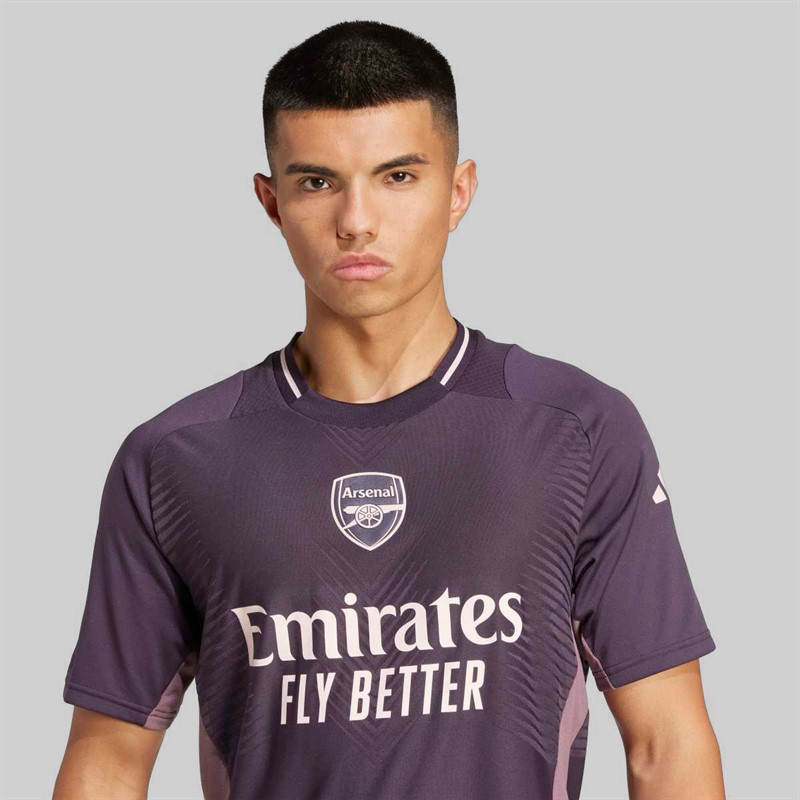 adidas Mens AFC Arsenal FC 24/25 Tiro 24 Pro Heat Rdy Training Jersey Aurora Black