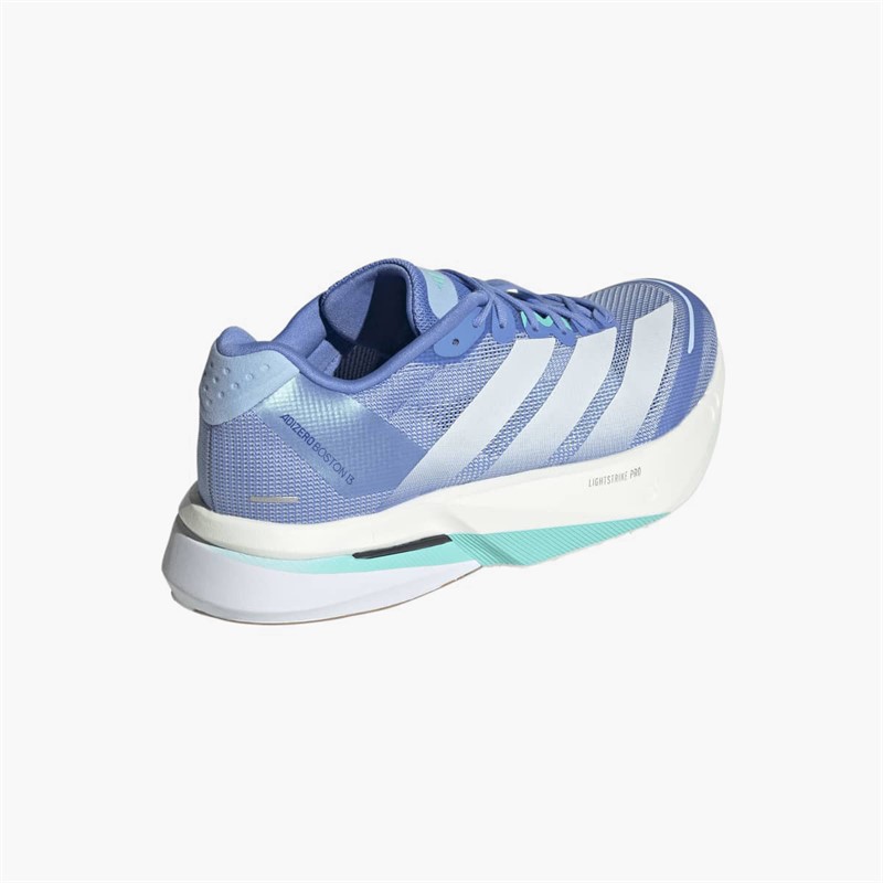 adidas Womens Adizero Boston 13 Neutral Running Shoes Blue Fusion/Zero Metalic/Glow Blue