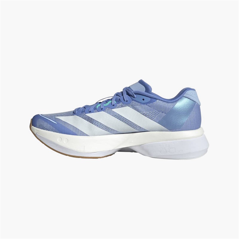 adidas Womens Adizero Boston 13 Neutral Running Shoes Blue Fusion/Zero Metalic/Glow Blue
