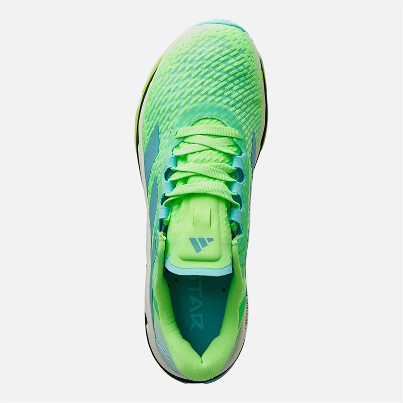 adidas Mens Adistar Byd Neutral Running Shoes Lime Burst/Mint Ton/Flash Aqua