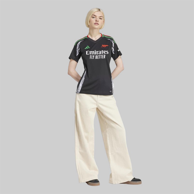 adidas Womens AFC Arsenal 24/25 Away Jersey Black