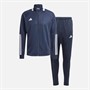 adidas Mens Aeroready Sereno Cut 3-Stripes Tracksuit Legend Ink/White