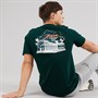 adidas Mens Country Club Scenic Back Graphic T-Shirt Aurora Ivy