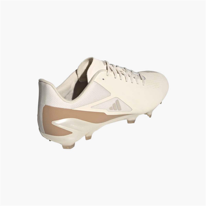 adidas Mens Adizero RS15 Pro FG Firm Ground Rugby Boots Off White/Wonder Alumina/Warm Sandstone