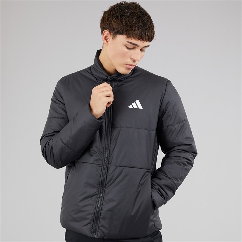 adidas Mens BSC Climawarm 3-Stripes Insulated Jacket Black