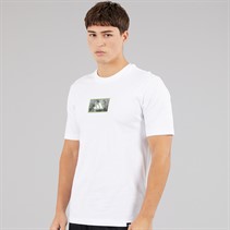 adidas Mens Camo Shape Graphic T-Shirt White