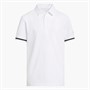 adidas Boys Junior Club Golf Polo Shirt White