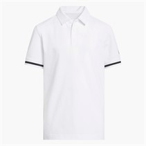 adidas Boys Junior Club Golf Polo Shirt White