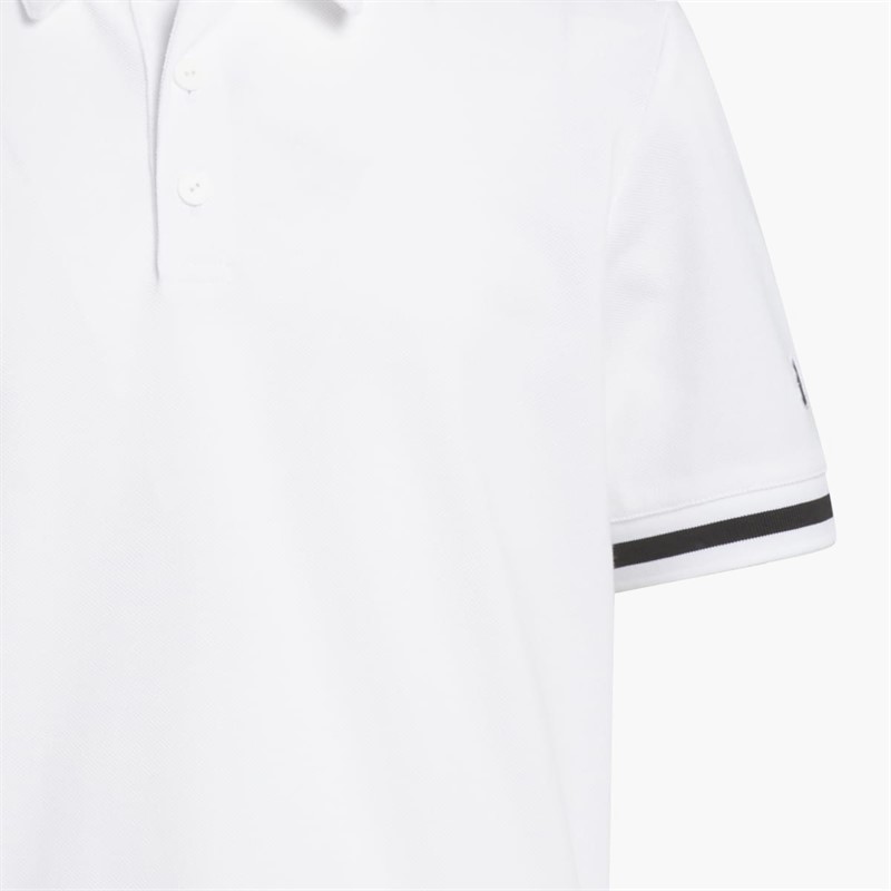 adidas Boys Junior Club Golf Polo Shirt White