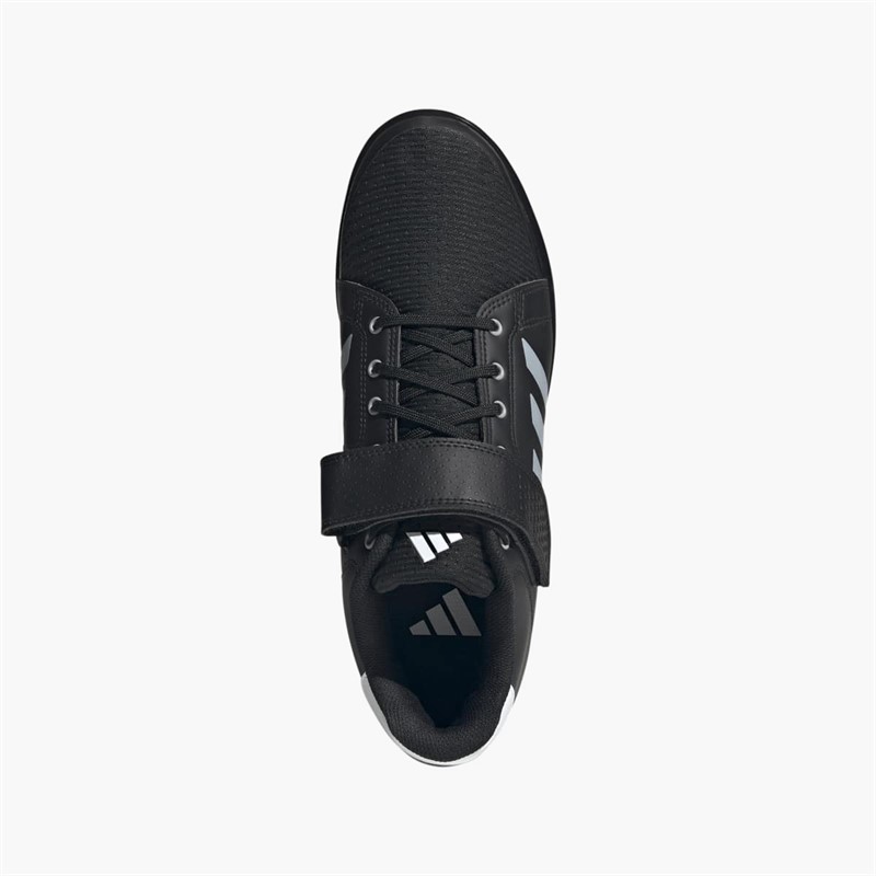 adidas Mens APWR Perfect 3 Weight Lifting Training Shoes Core Black/Zero Metalic/Grey Two