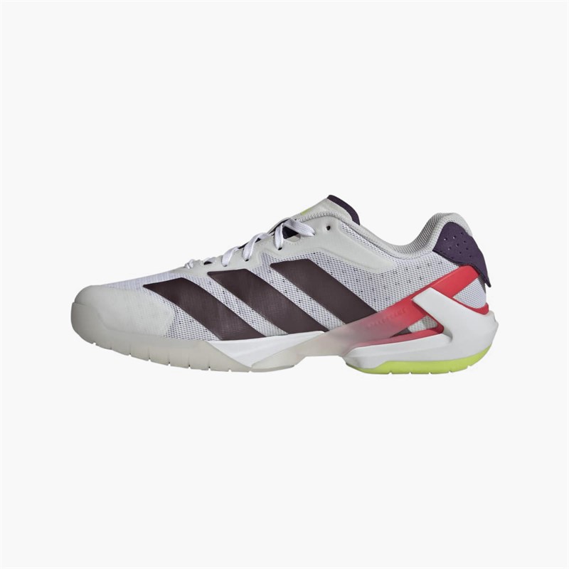 adidas Mens Counterblast Indoor Performance Court Shoes Cloud White/Aurora Met/Aurora Plum