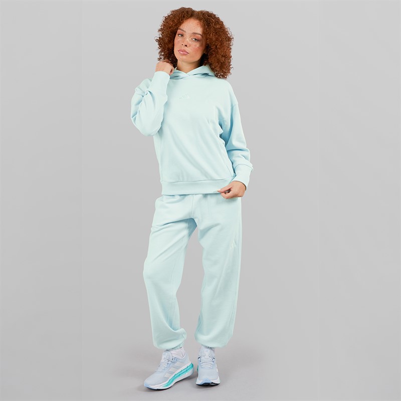 adidas Womens All SZN French Terry Loose Joggers Halo Mint