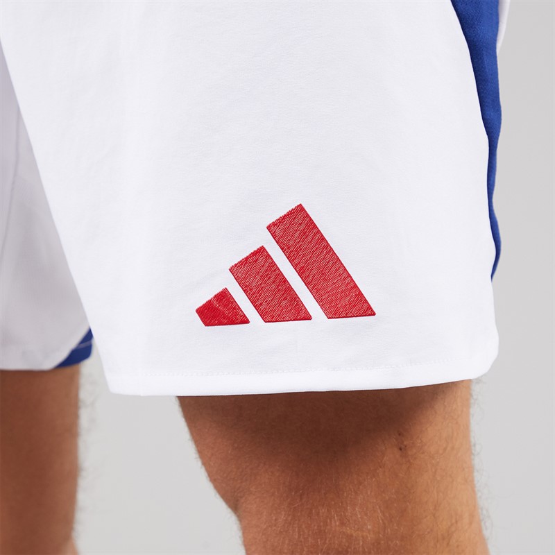 adidas Mens AFC Arsenal FC 24/25 Authentic Home Shorts White/Victory Blue