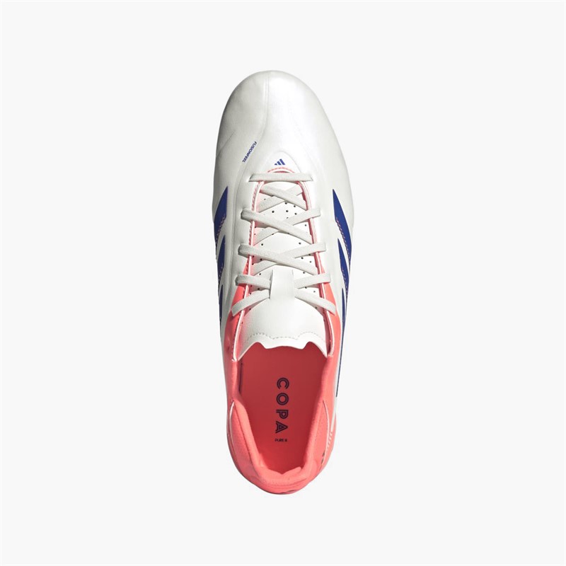 adidas Mens Copa Pure 3 League AG Artificial Ground Football Boots Off White/Lucid Blue/Signal Coral