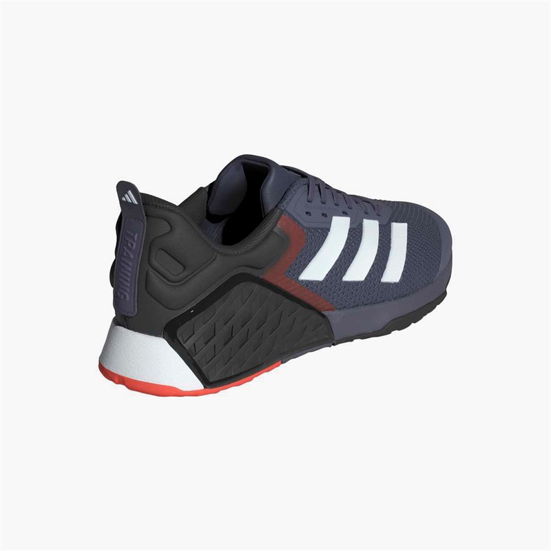 adidas Mens Dropset 3 Training Shoes Preloved Violet/Cloud White/Easy Coral