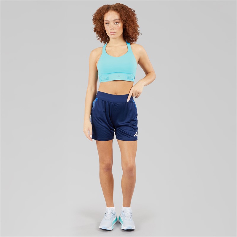 adidas Womens Fastimpact Luxe Run High Support Sports Bra Mint Ton