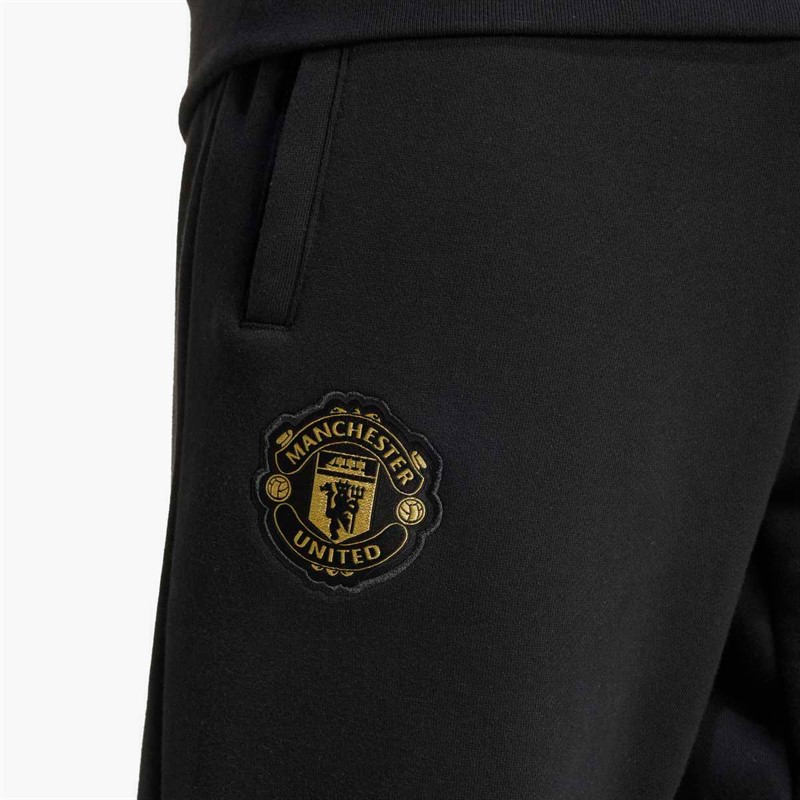 adidas Mens MUFC Manchester United Chinese New Year Track Pants Black