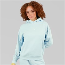 adidas Womens ALL SZN French Terry Loose Fit Hoodie Halo Mint
