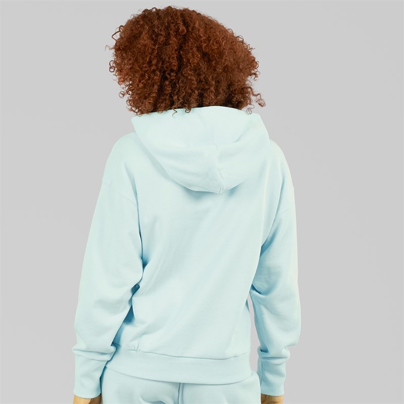 adidas Womens ALL SZN French Terry Loose Fit Hoodie Halo Mint