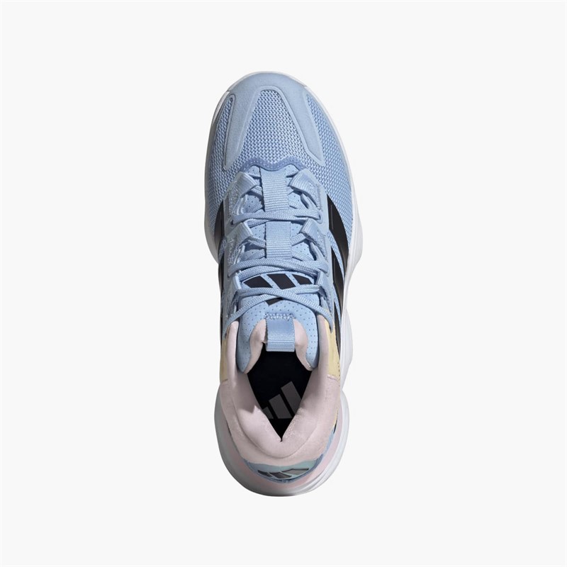 adidas Womens Courtstabil Indoor Court Shoes Blue/Bright Royal/Team Solar Orange