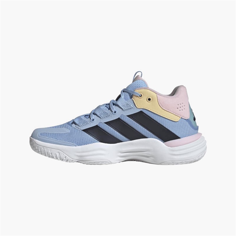 adidas Womens Courtstabil Indoor Court Shoes Blue/Bright Royal/Team Solar Orange