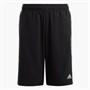 adidas Junior Essentials 3-Stripes Woven Shorts Black/White