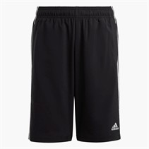 adidas Junior Essentials 3-Stripes Woven Shorts Black/White