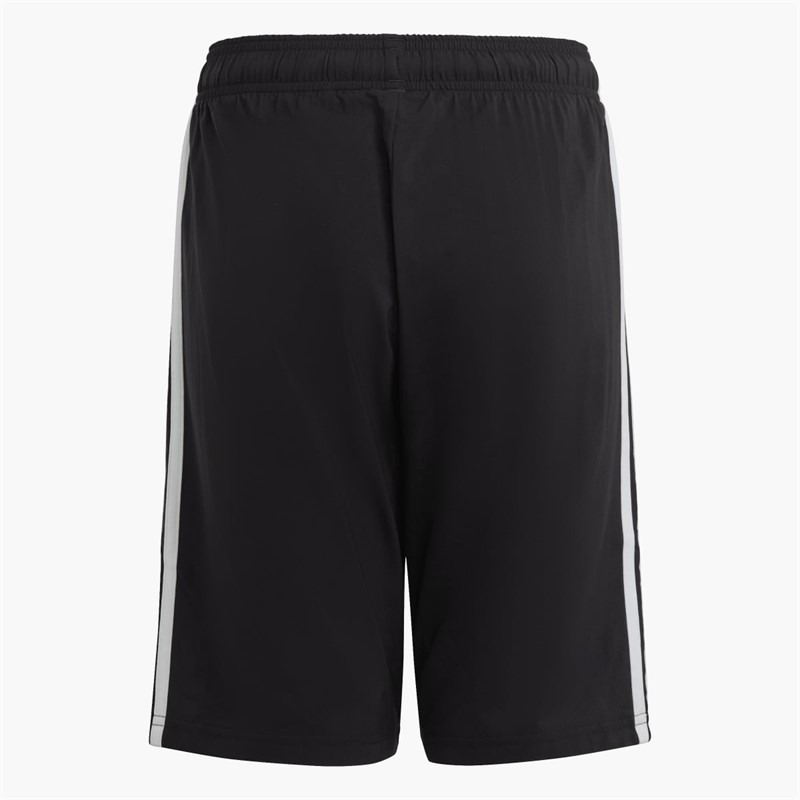 adidas Junior Essentials 3-Stripes Woven Shorts Black/White