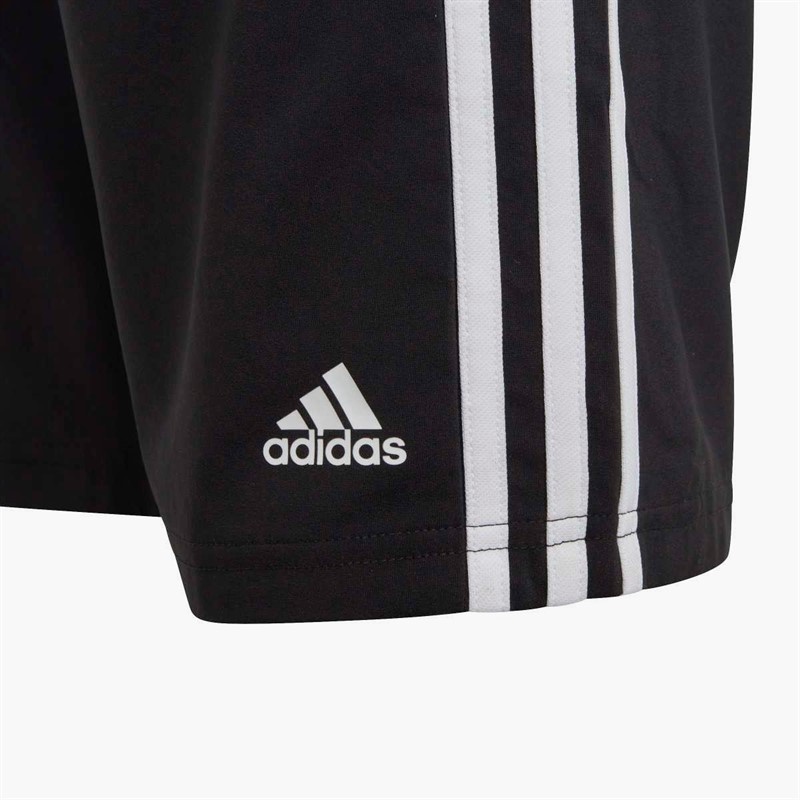 adidas Junior Essentials 3-Stripes Woven Shorts Black/White