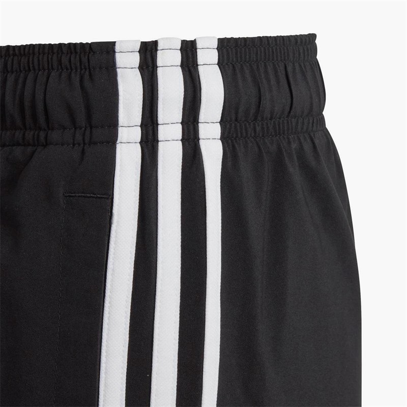 adidas Junior Essentials 3-Stripes Woven Shorts Black/White