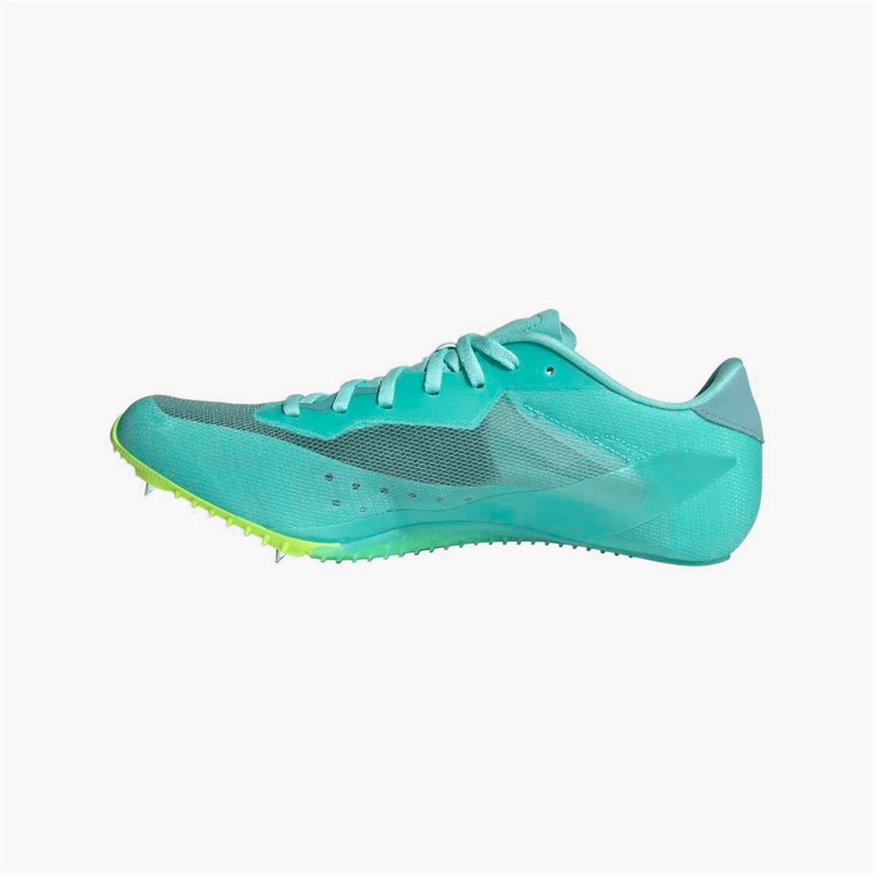 adidas Mens Adizero Sprintstar Sprinting Running Spikes Flash Aqua/Zero Metalic/Lucid Lemon