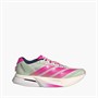 adidas Womens Adizero Boston 13 BMW Berlin Marathon 2025 Neutral Running Shoes Linen Green/Shock Pink/Dark Blue
