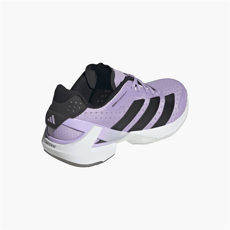 adidas Womens Counterblast Indoor Performance Court Shoes Cloud White/Core Black/Powder Plum