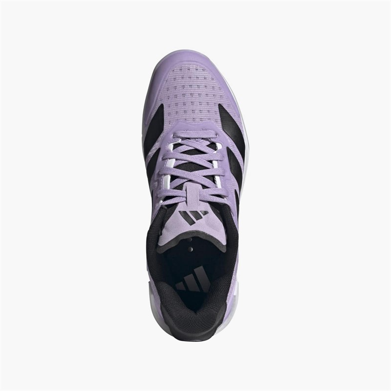 adidas Womens Counterblast Indoor Performance Court Shoes Cloud White/Core Black/Powder Plum