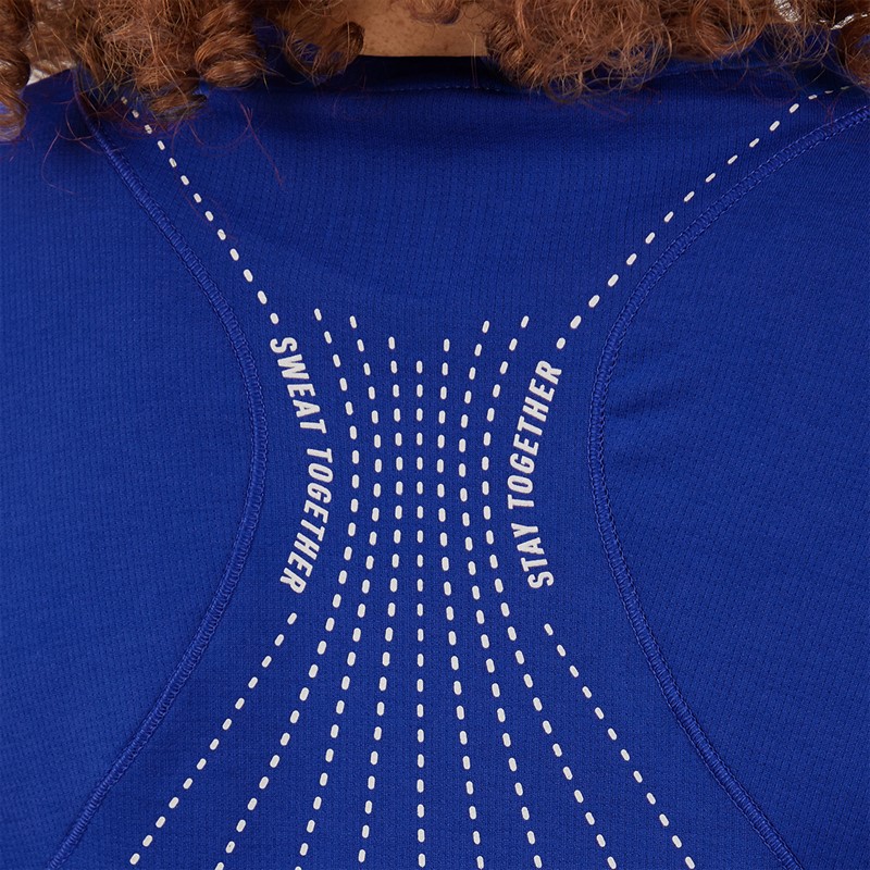 adidas Womens Designed For Training HEAT.RDY Hitt Training T-Shirt Semi Lucid Blue